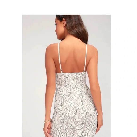 Lulu's Delicate Darling Lace Dress Small - Picture 2 of 5